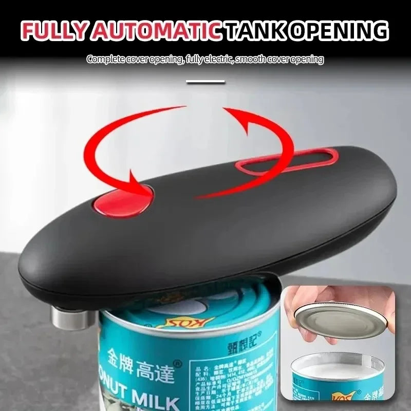 One Touch Can Opener Electric Can Opener Electric Can Opener Automatic Jar Bottle Machine Portable Kitchen Opening Opener Tool